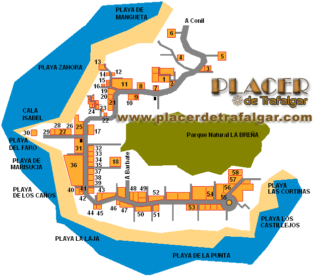 plano de la zona